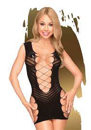 PENTHOUSE LINGERIE - "Flame On The Rock" - Black - XL